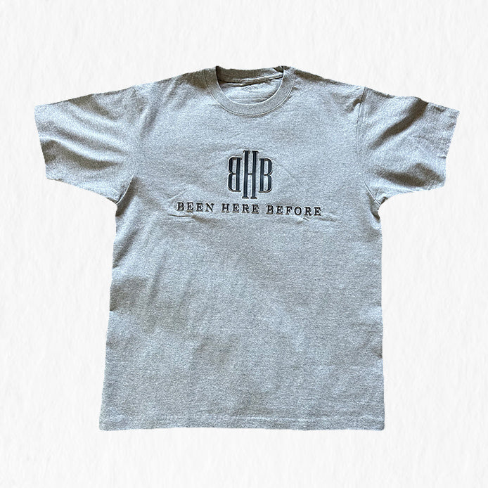 Long Staple Cotton Thick High Quality Fabric Grey T-shirt - BHB BEEN HERE BEFORE ONLINE STORE