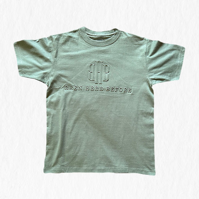 Long Staple Cotton Thick High Quality Fabric Olive Green T-shirt - BHB BEEN HERE BEFORE ONLINE STORE