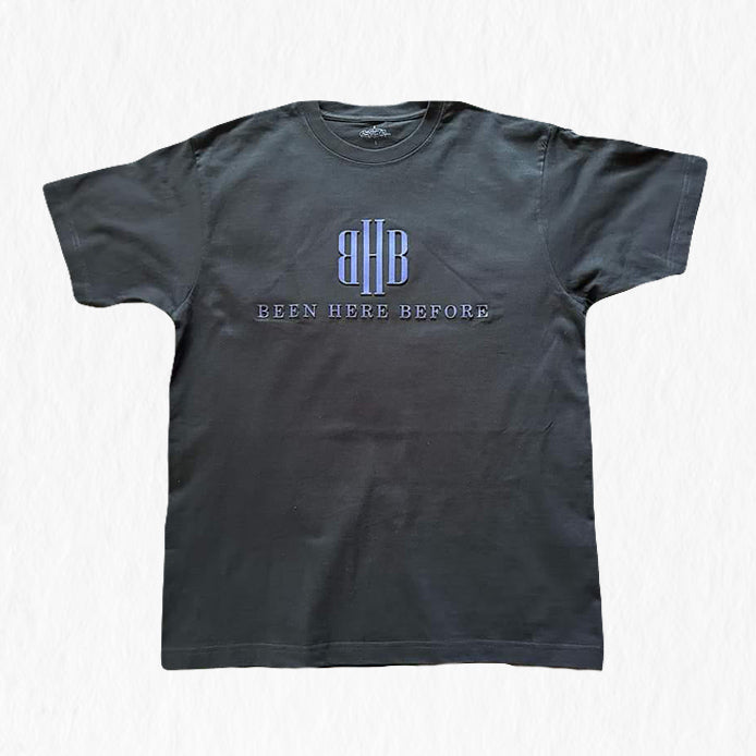 Long Staple Cotton Thick High Quality Fabric Black T-shirt - BHB BEEN HERE BEFORE ONLINE STORE