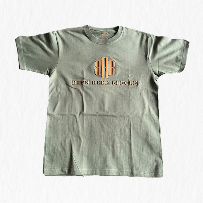 Long Staple Cotton Thick High Quality Fabric Olive Green T-shirt - BHB BEEN HERE BEFORE ONLINE STORE