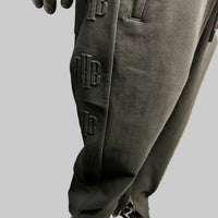 BHB raised logo jogger leg detail black